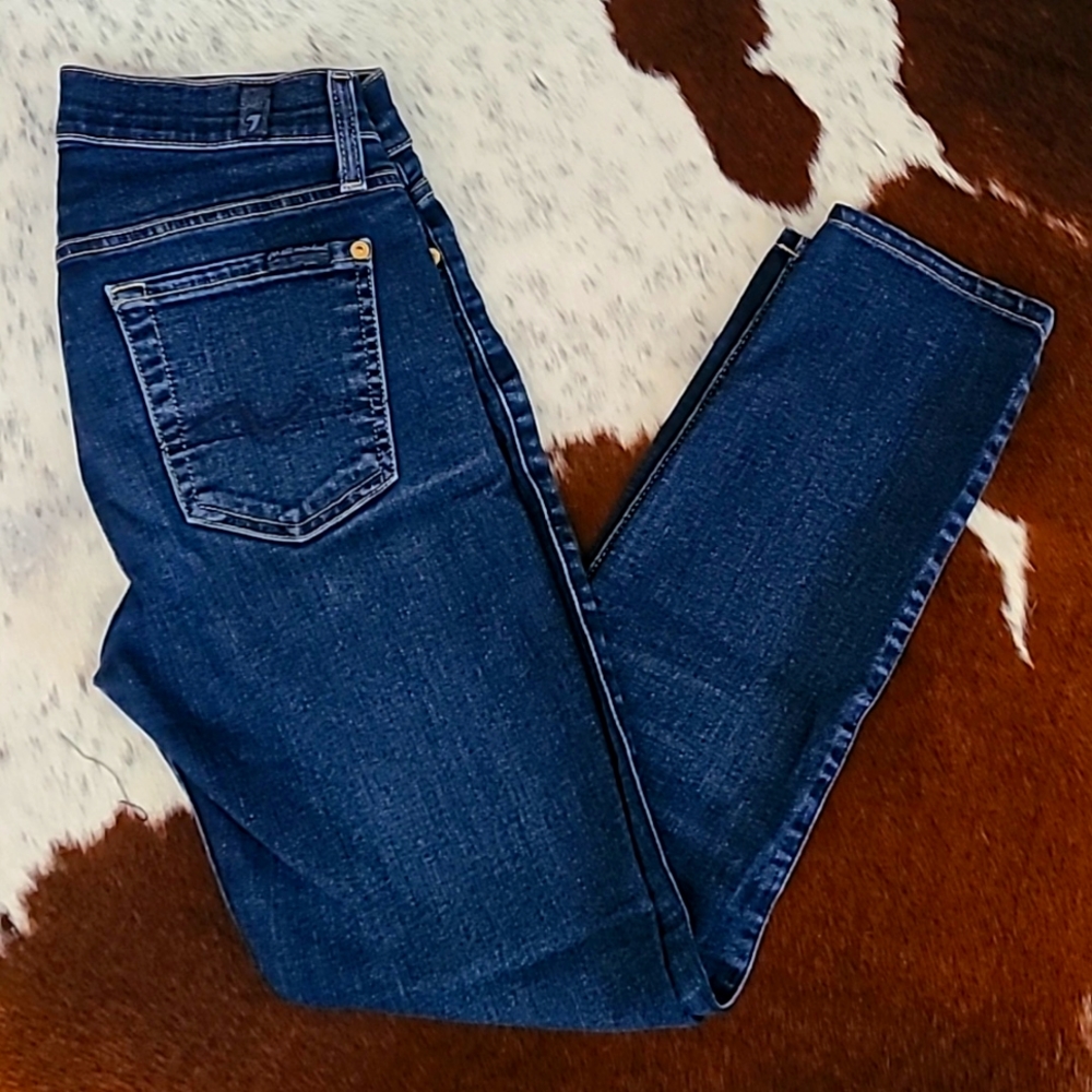 7 For All Mankind "The Skinny" Style Skinny Jeans